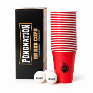 pongnation starter set | 25 cups + 3 turnierbälle